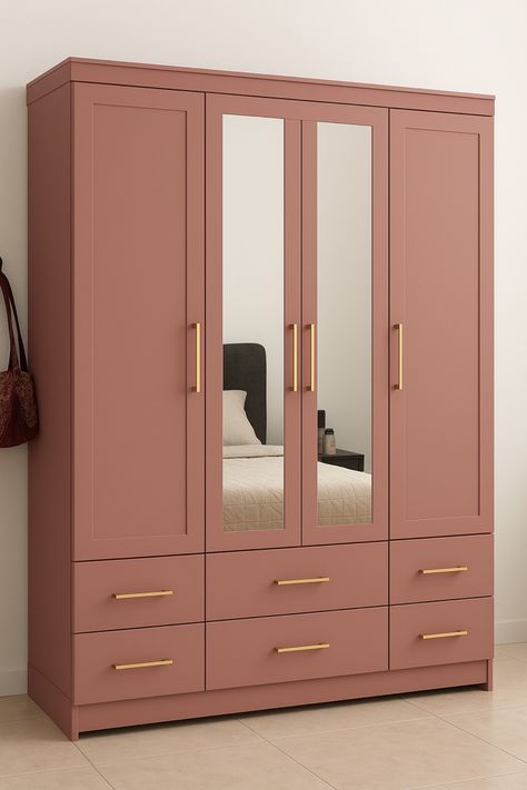 Natural Wood Traditional Wardrobe