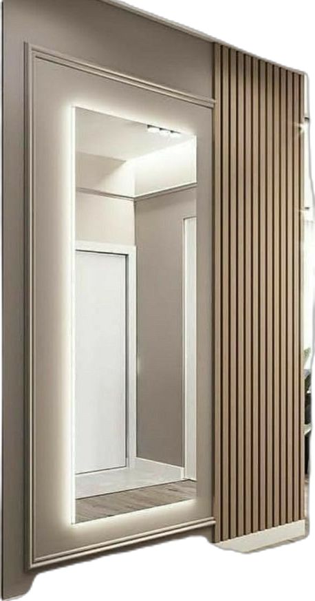 Minimalist Vertical Slatted Wall Feature