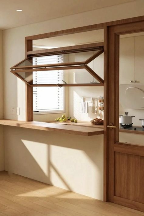 Minimalist Window-Front Wardrobe