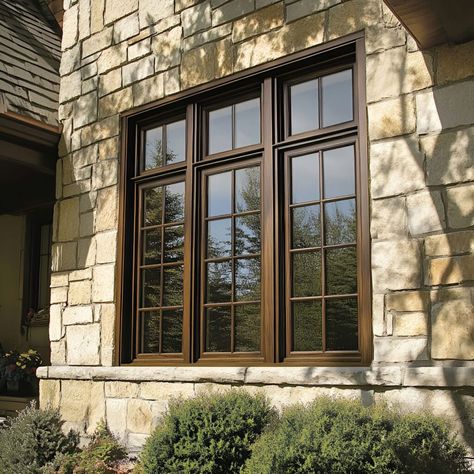 Classic Charcoal Grid Windows