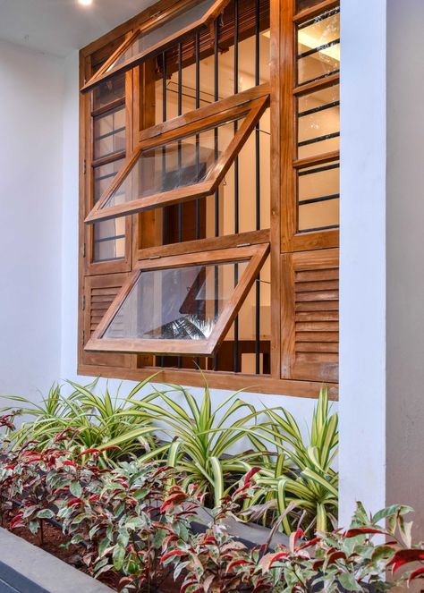 Wooden Shutter Window