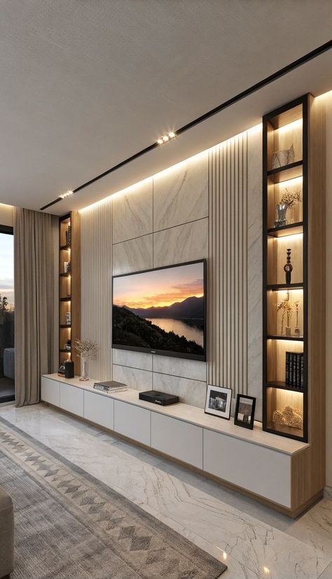 Full-Height Media Storage Wardrobe