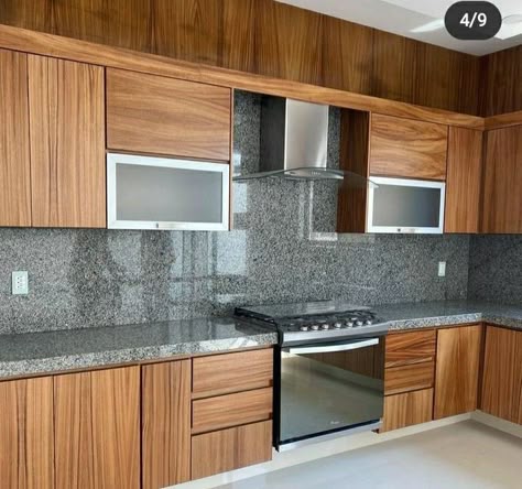 Modern Glass-Front Scandi Kitchen